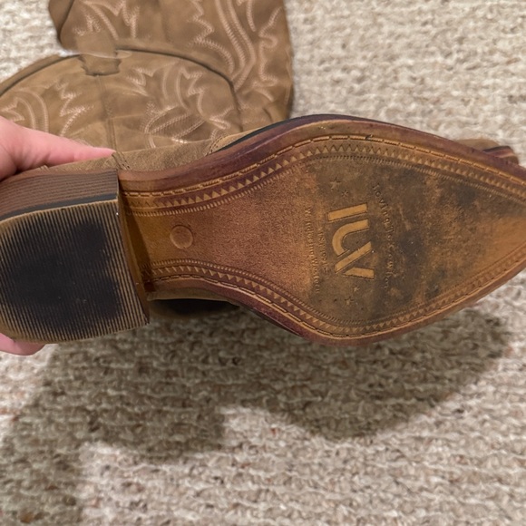 Brown Western Ankle Boots - Picture 5 of 7